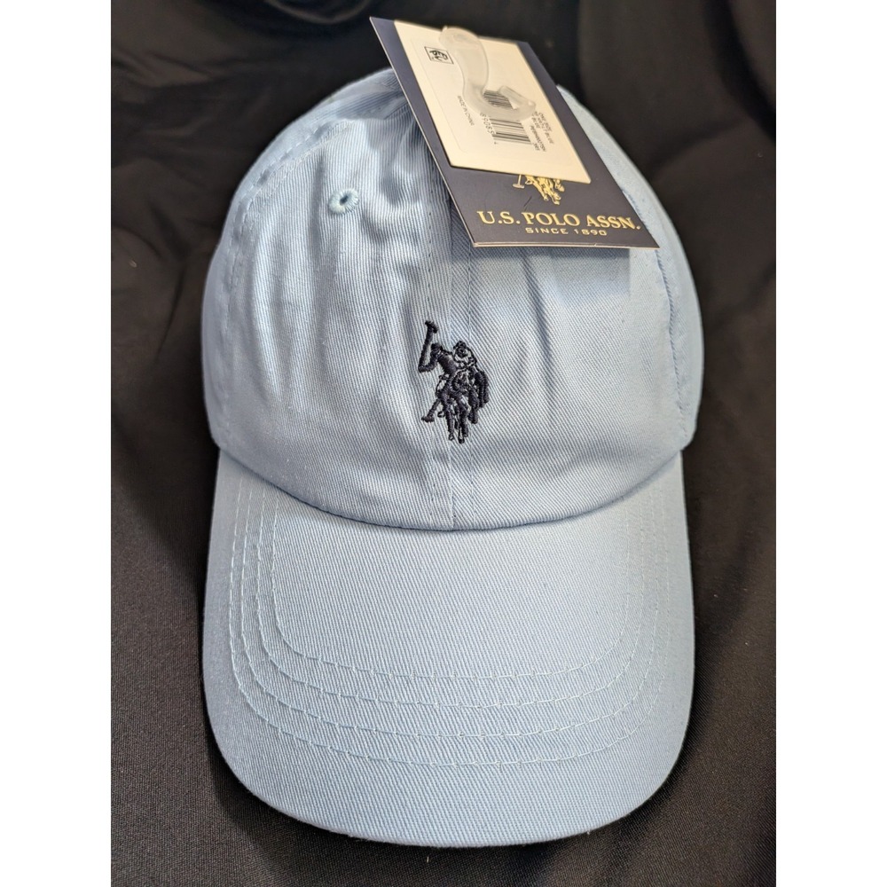 U.S. Polo Assn. Light Blue Baseball Cap Snapback One Size/All  Sports Casual Hat